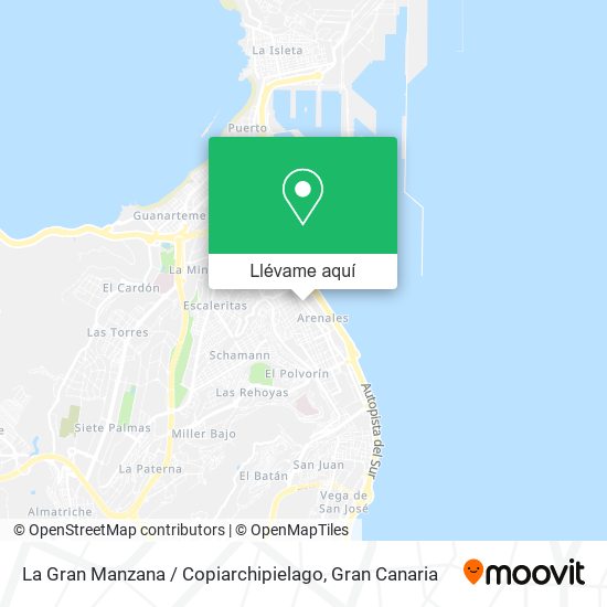 Mapa La Gran Manzana / Copiarchipielago
