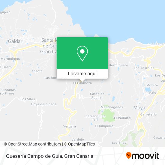 Mapa Quesería Campo de Guia