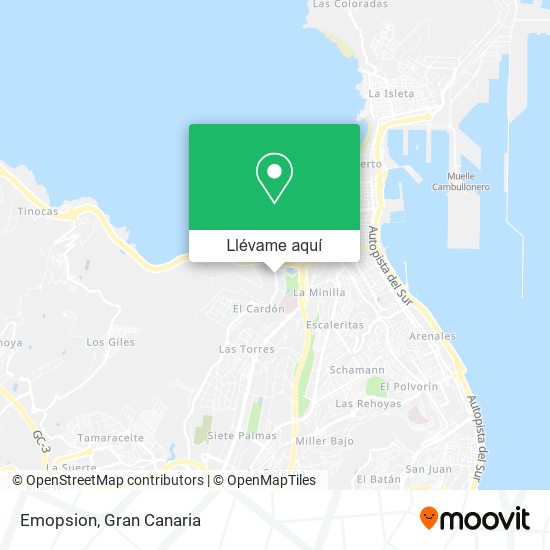 Mapa Emopsion