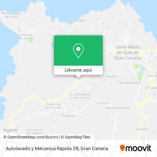 Mapa Autolavado y Mécanica Rápida 2R