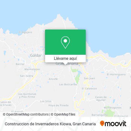 Mapa Construccion de Invernaderos Kiowa