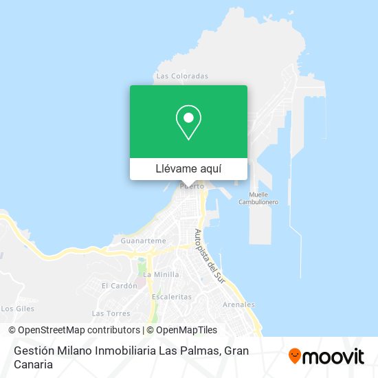 Mapa Gestión Milano Inmobiliaria Las Palmas