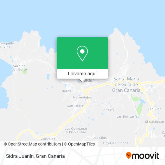 Mapa Sidra Juanín
