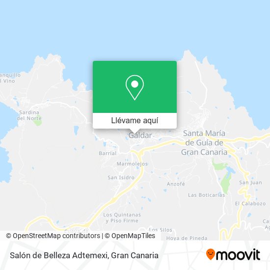 Mapa Salón de Belleza Adtemexi