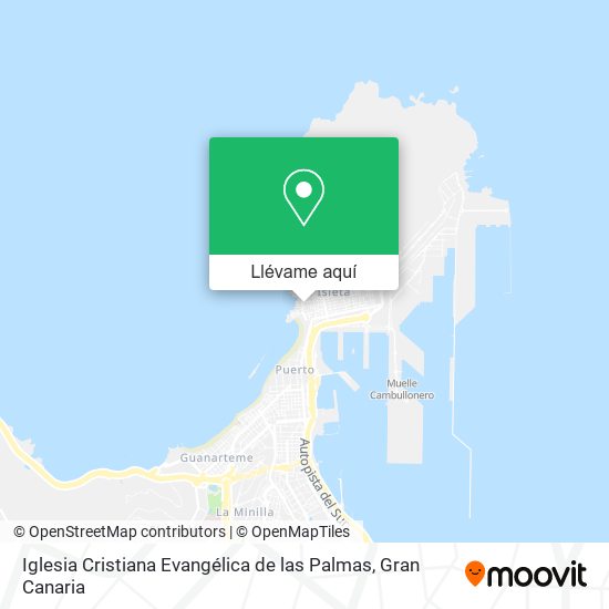 Mapa Iglesia Cristiana Evangélica de las Palmas