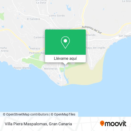 Mapa Villa Piera Maspalomas