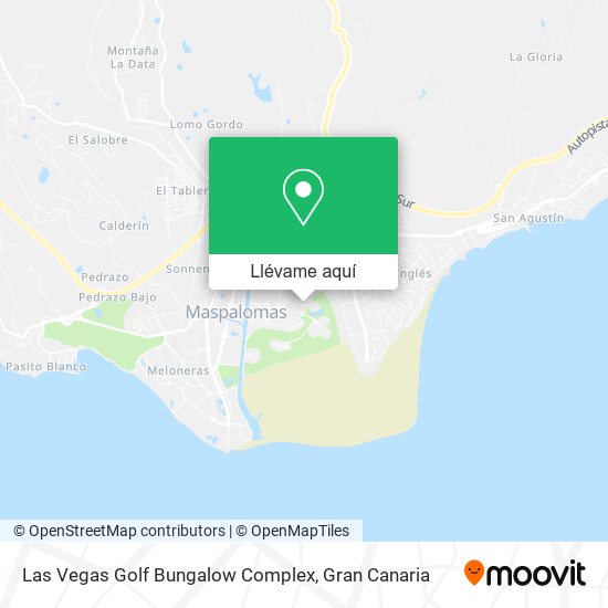 Mapa Las Vegas Golf Bungalow Complex