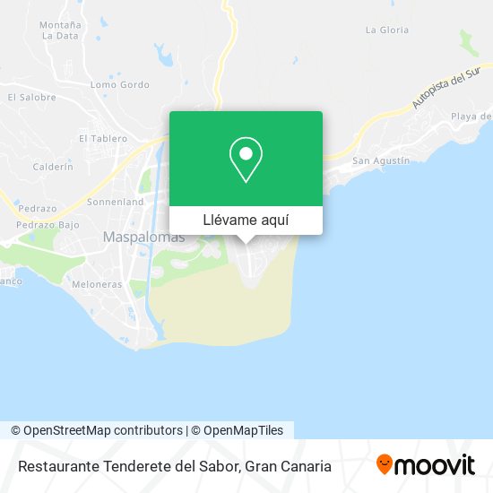 Mapa Restaurante Tenderete del Sabor