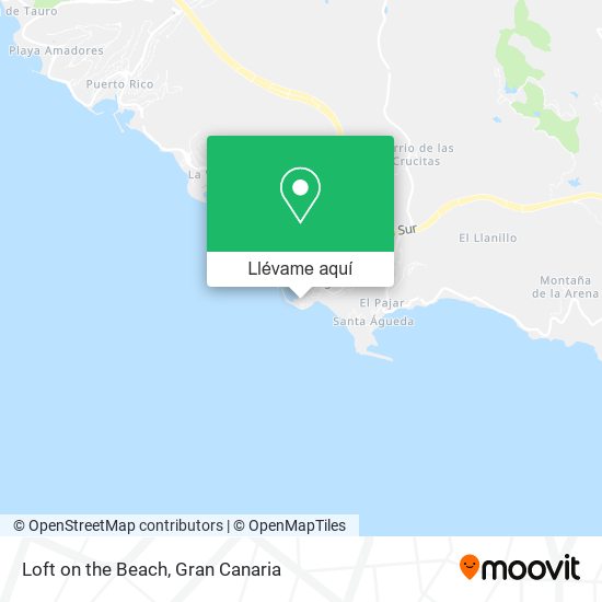 Mapa Loft on the Beach