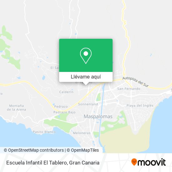 Mapa Escuela Infantil El Tablero