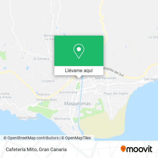 Mapa Cafetería Mito