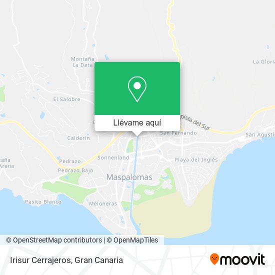 Mapa Irisur Cerrajeros