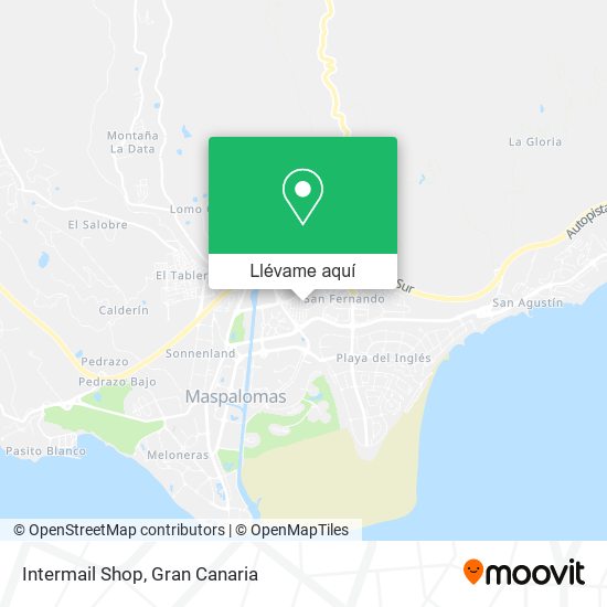 Mapa Intermail Shop