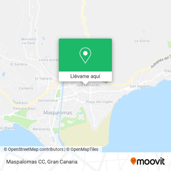 Mapa Maspalomas CC