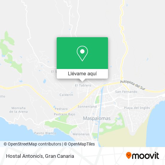 Mapa Hostal Antonio's