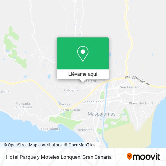 Mapa Hotel Parque y Moteles Lonquen