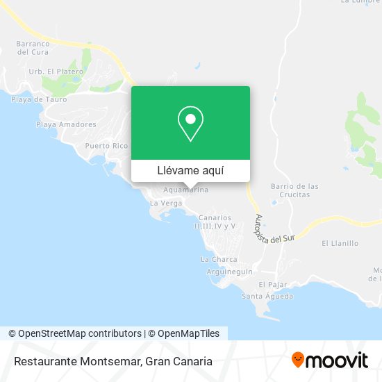 Mapa Restaurante Montsemar