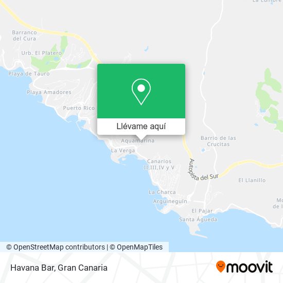 Mapa Havana Bar