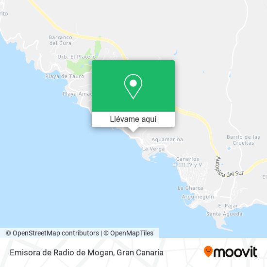 Mapa Emisora de Radio de Mogan
