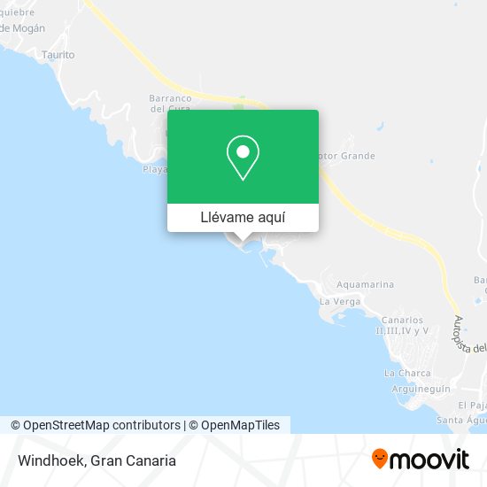 Mapa Windhoek