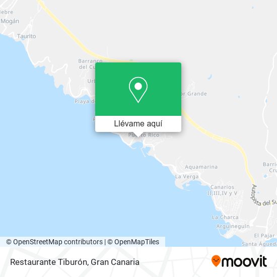 Mapa Restaurante Tiburón
