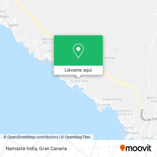 Mapa Namaste India