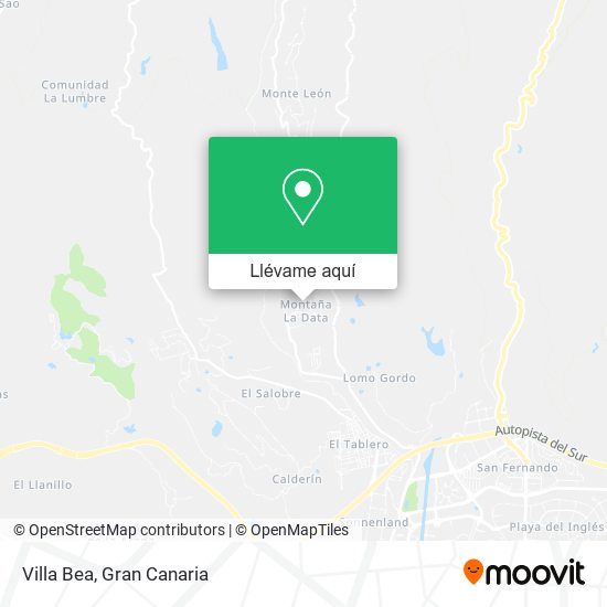 Mapa Villa Bea