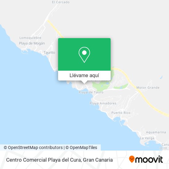 Mapa Centro Comercial Playa del Cura