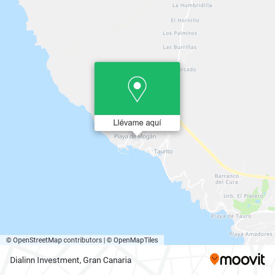 Mapa Dialinn Investment