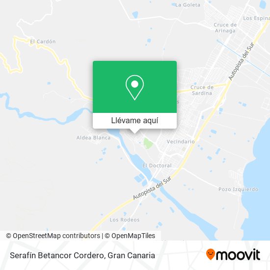 Mapa Serafín Betancor Cordero