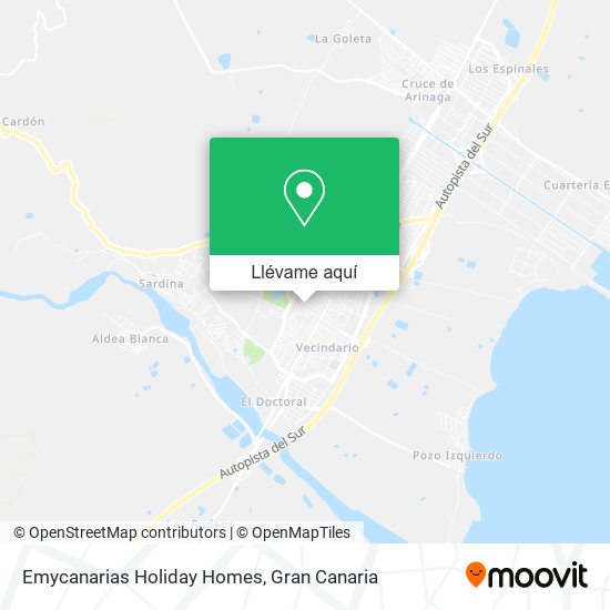 Mapa Emycanarias Holiday Homes