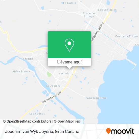 Mapa Joachim van Wyk Joyería