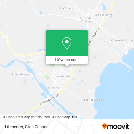 Mapa Lifecenter