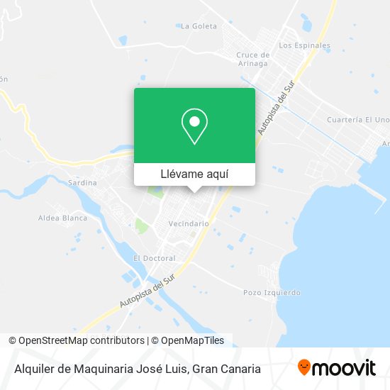 Mapa Alquiler de Maquinaria José Luis