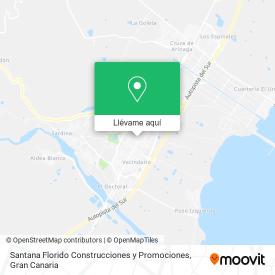 Mapa Santana Florido Construcciones y Promociones