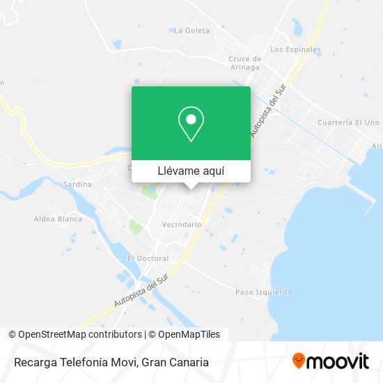 Mapa Recarga Telefonía Movi