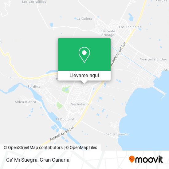 Mapa Ca' Mi Suegra