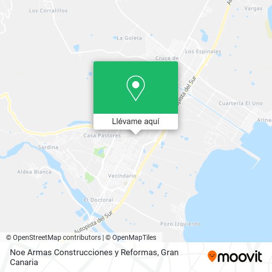 Mapa Noe Armas Construcciones y Reformas