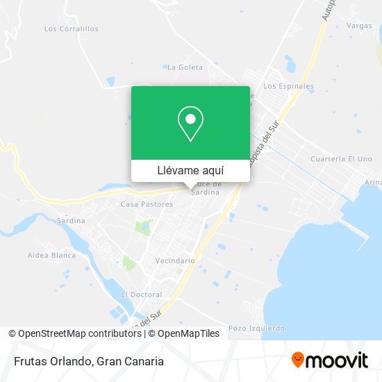 Mapa Frutas Orlando
