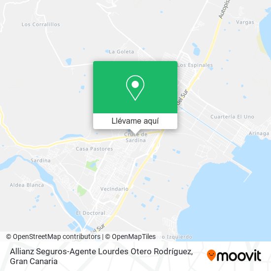 Mapa Allianz Seguros-Agente Lourdes Otero Rodríguez