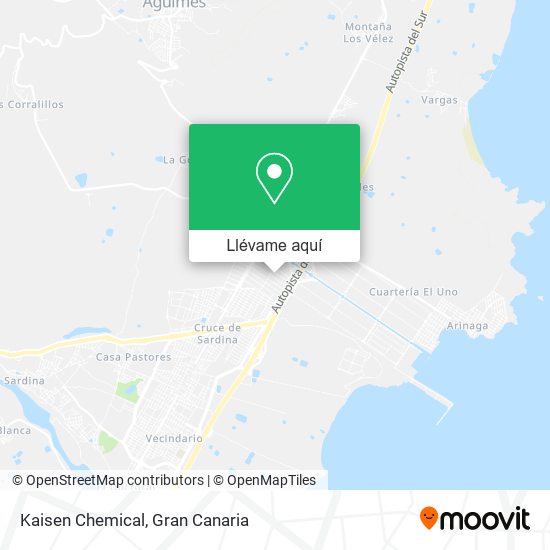 Mapa Kaisen Chemical