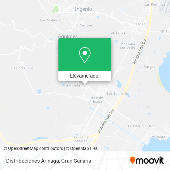Mapa Distribuciones Arinaga