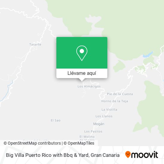 Mapa Big Villa Puerto Rico with Bbq & Yard