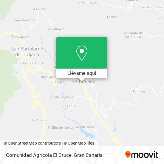 Mapa Comunidad Agrícola El Cruce
