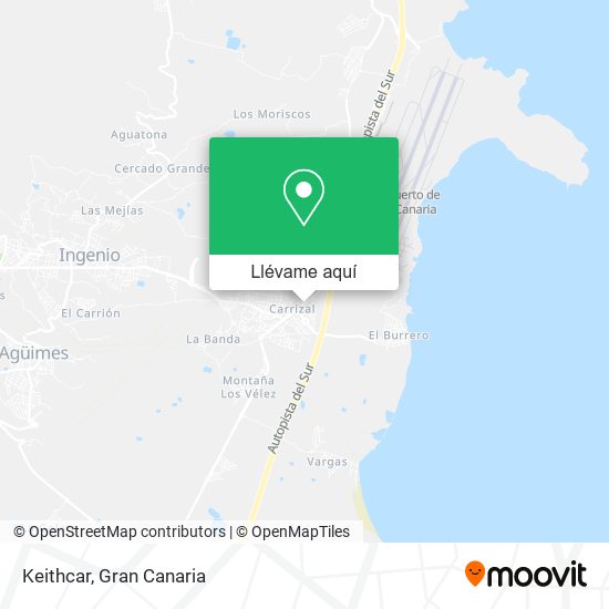 Mapa Keithcar