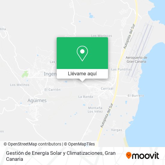 Mapa Gestión de Energía Solar y Climatizaciones