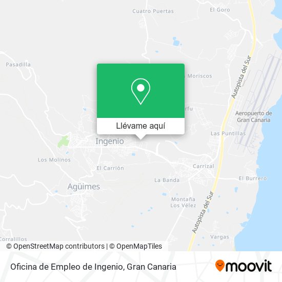 Mapa Oficina de Empleo de Ingenio