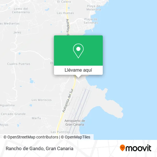 Mapa Rancho de Gando