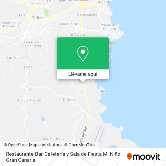 Mapa Restaurante-Bar-Cafetería y Sala de Fiesta Mi Niño
