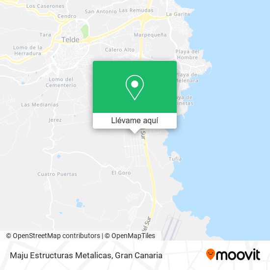 Mapa Maju Estructuras Metalicas